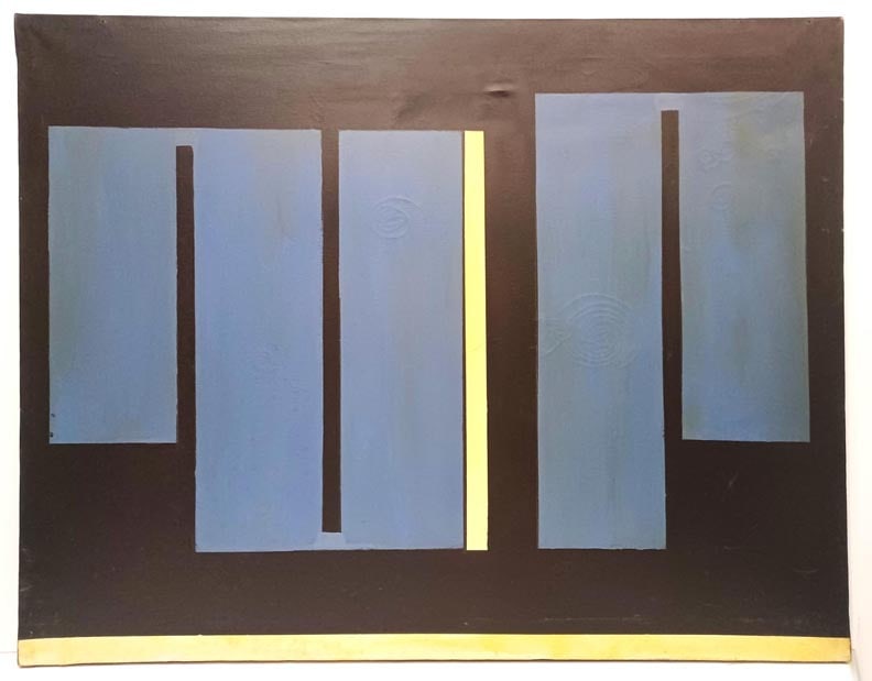 Meander with Lines in the STYLE of Julije Knifer (1924 Osijek - 2004 Paris): Meander with Lines. in the style of Julije Knifer (1924 Osijek - 2004 Paris), Starting from the constructivist traditions of the Nove Tendencije and in the wake of the post-expressive, conceptual-mini