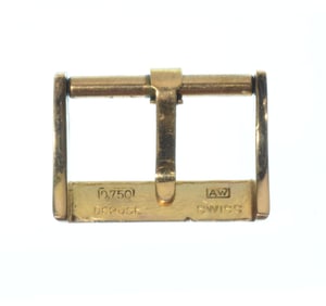 Antique 18k solid gold watch buckle