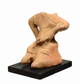 Greek Neolithic Terracotta Fertility Figure from Thessaly