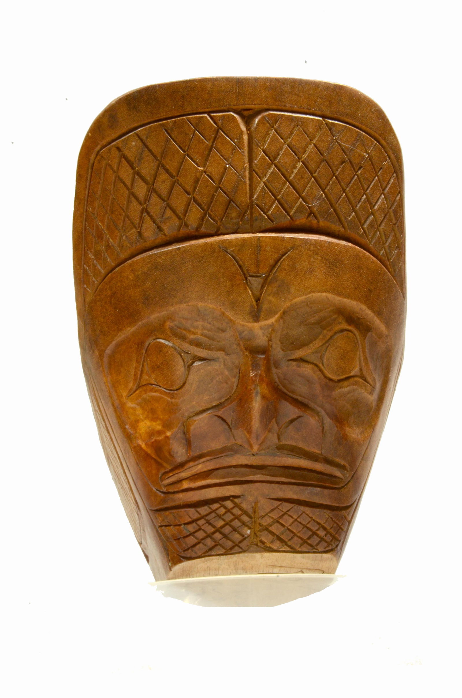 North West Coast Wood Grease Bowl by Chief Ron Austin 1986 (1 of 7)