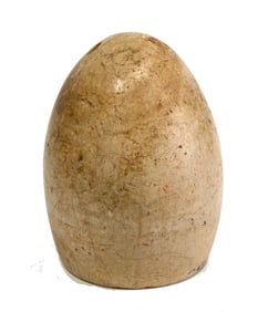 Bactrian Verigated Tan Stone Ritual Object