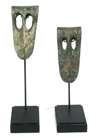 Canaanite Bronze Duckbill Axeheads (2)