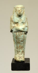 Egyptian Green Glaze faience Ushabti