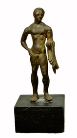 Well Provenance Etruscan Bronze Heraklese or Hercules   Park Bernet Galleries 1970