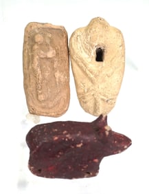 Interesting 3 piece ancient ceramics