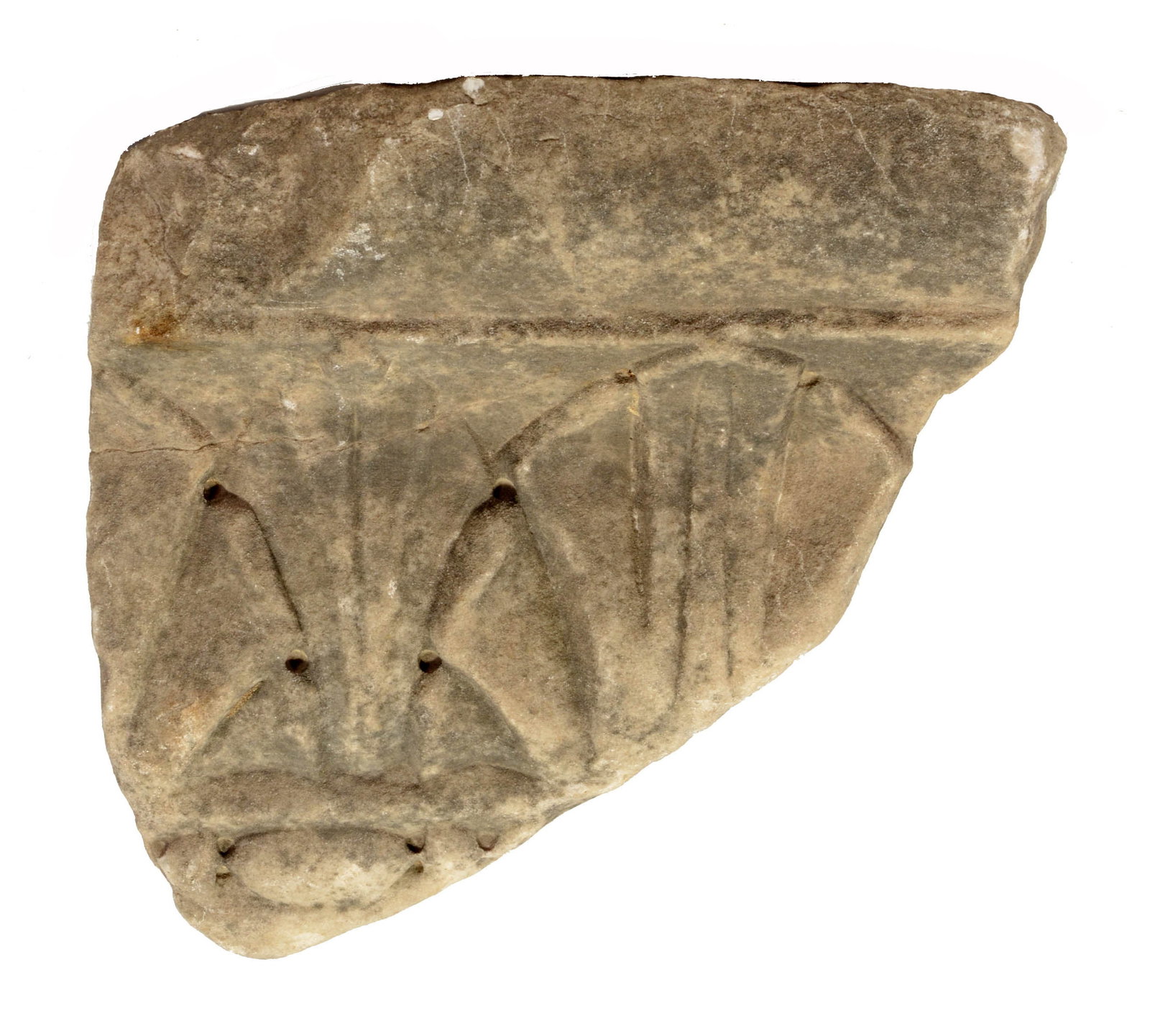 Ancient Roman Marble Carved Architrave Fragment (1 of 5)