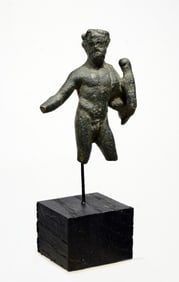 Ancient Roman Bronze  God Heraklese or Hercules