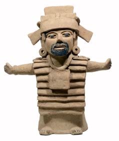 Fine Pre-Columbian Veracruz Standing Priest Figure
