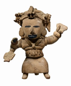 Pre Columbian Veracruz Pottery Figure
