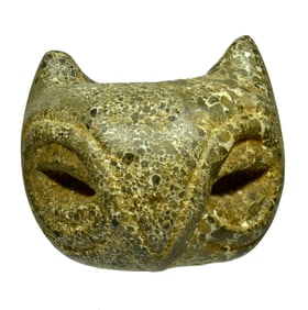 Costa Rican Stone Owl Mace Head