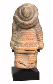 Jamacoaque Pottery Ancient Alien in Spacesuit