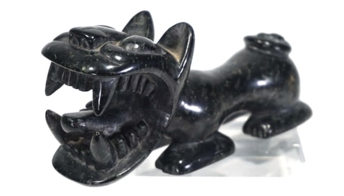Chinese Carved Hardstone Figure of a Pixiu