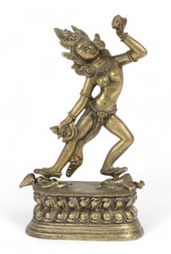 Nepalese Bronze Dancing Dakini