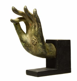 Thai Bronze Hand of Buddha