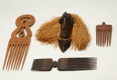 African Mende Combs and Dan Passport Mask (4)