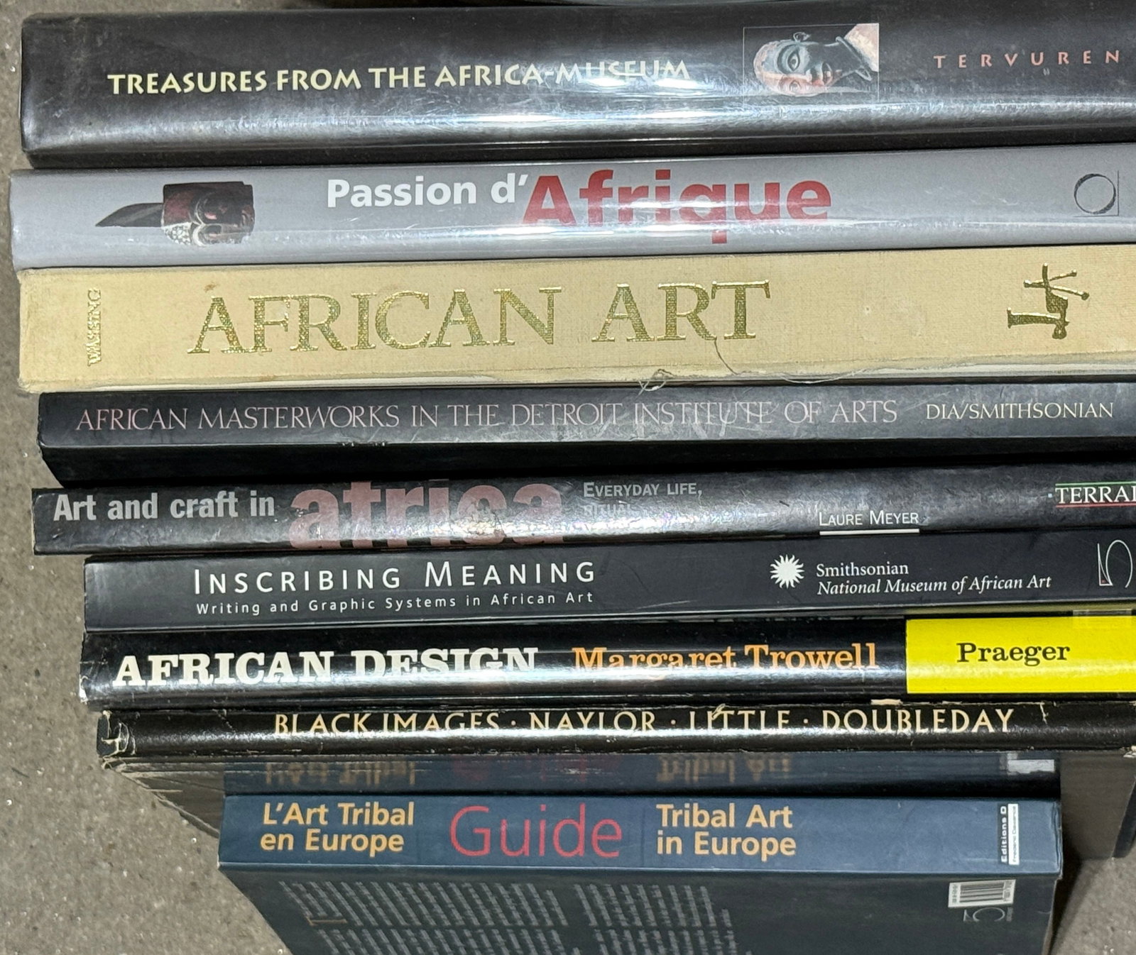 Book lot on Tribal African Art 10 (1 of 2)