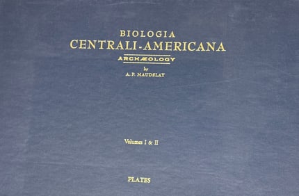 Book lot  Biologia Centrali-Americana: Archaeology by Alfred Percival Maudslay Vol 1-VI