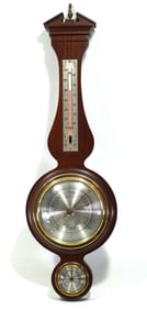 Vintage Mahogany Cased Airguide barometer/hygrometer/thermometer