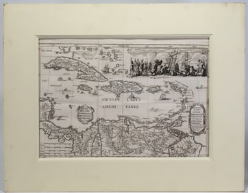 Archipelagi Americani Delineatio Geographica Map by Heinrich Scherer