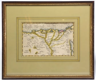 1590 Map of Egypt by Abraham Ortelius