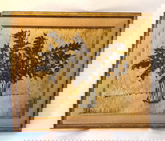 Floral Still Life – Mid-Century Painting