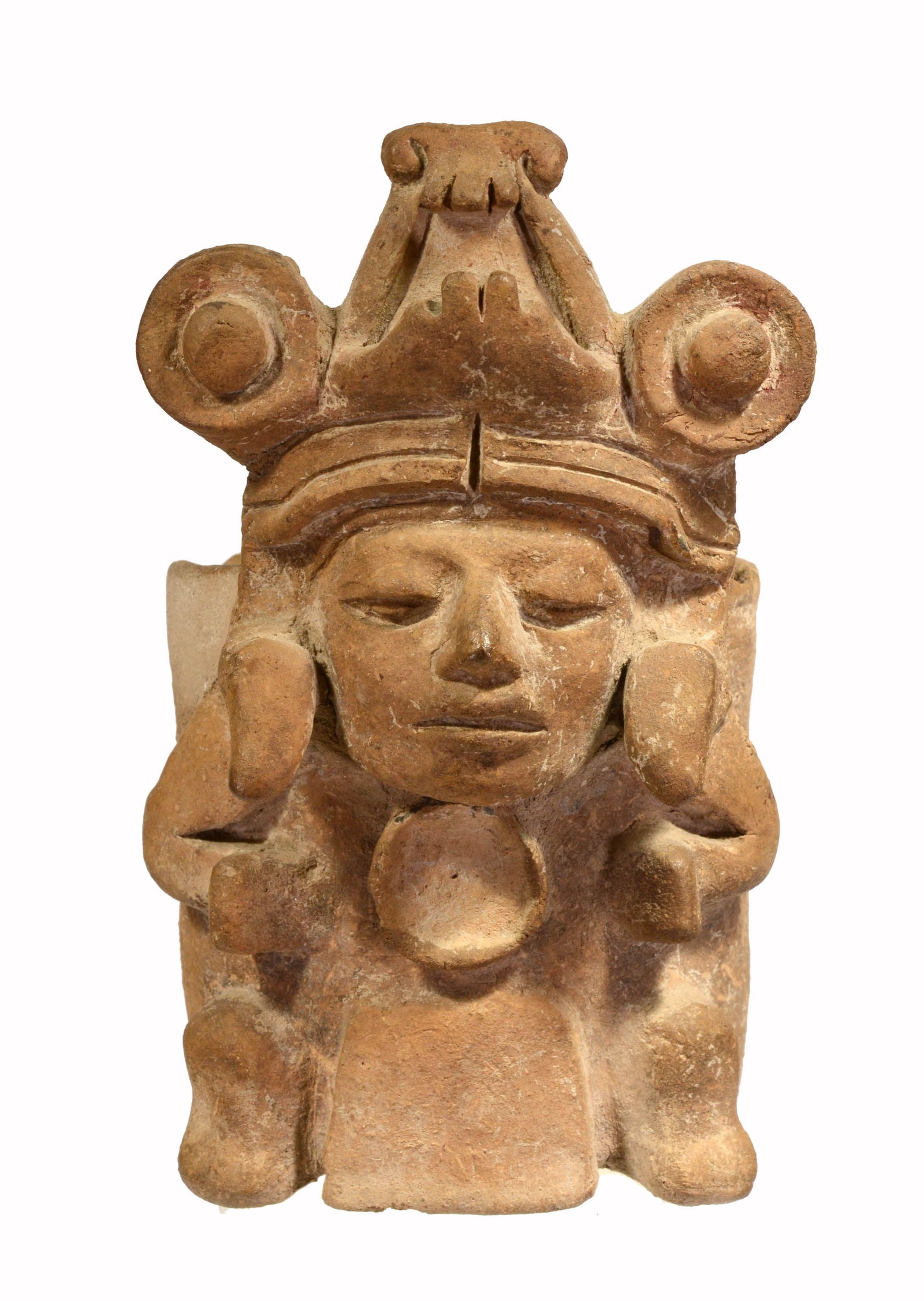 Zapotec Seated Deity Figural Urn (1 of 4)