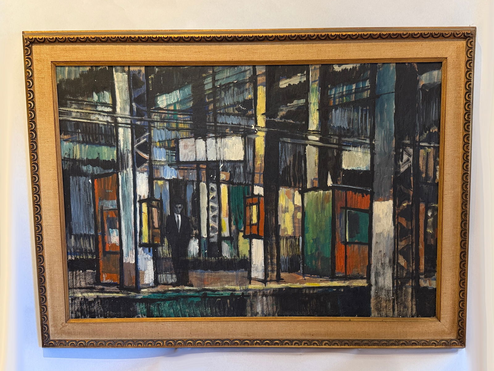 Mid-Century Modern NYC Subway Scene (1 of 3)