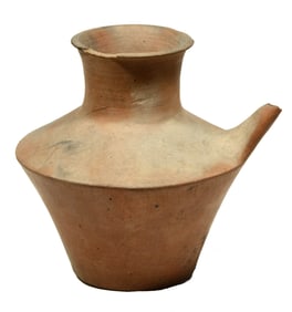 South East Asian Thai or Cambodia Pottery Spouted Kendi