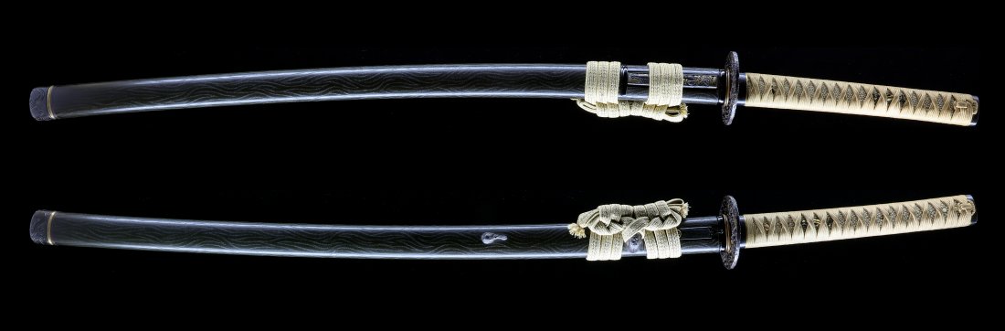 Japanese Antique Sword Forged By Fujiwara Sadhiro,17th C./日本武士刀 (1 of 12)