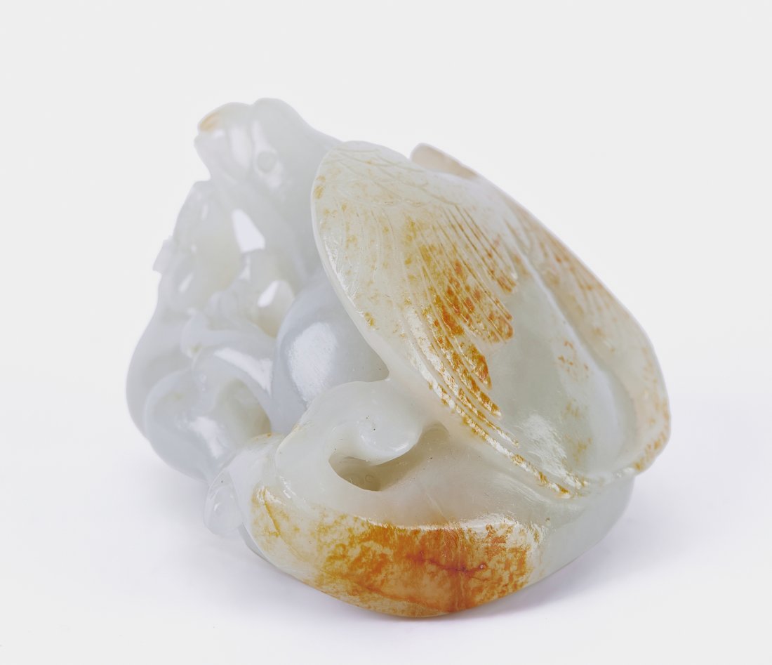 A Chinese Qing Jade Carving"Eagle and Rat"/清代玉雕鷹鼠 (1 of 7)