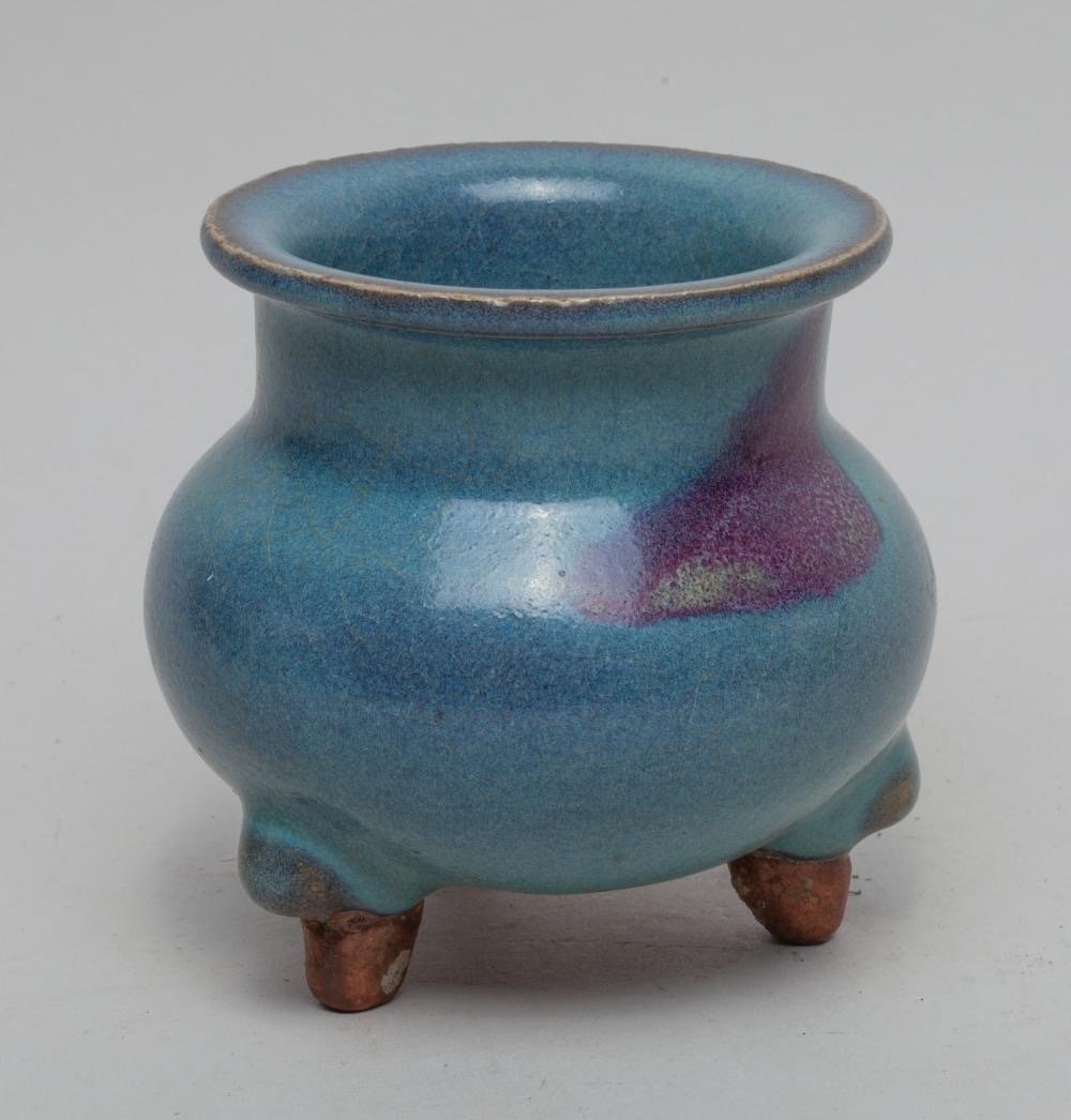 A Ming Dynasty Porcelain Censers/明代灑彩鈞瓷爐 (1 of 4)