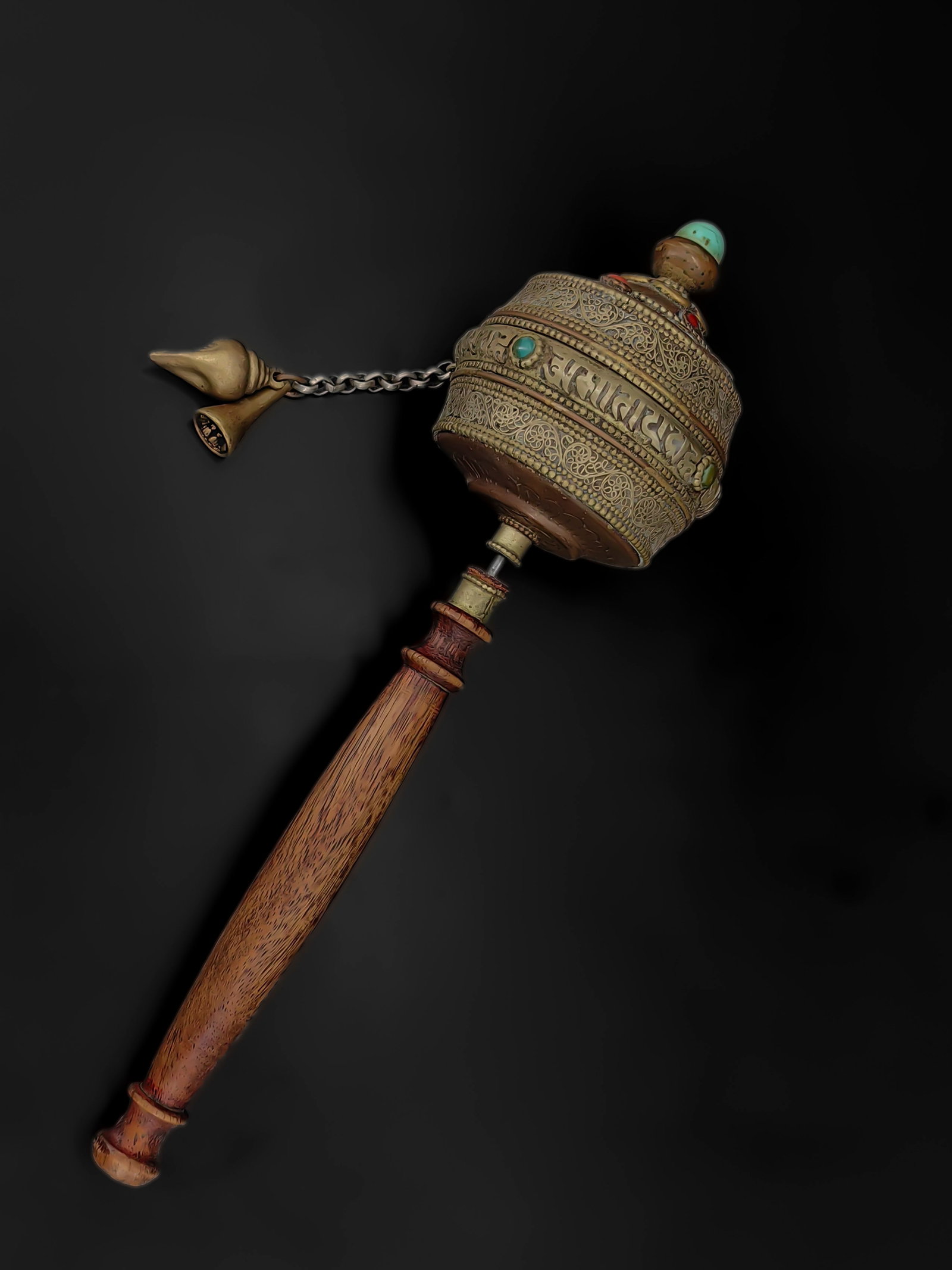 A Qing Dynasty Tibetan Prayer Wheel (1 of 8)