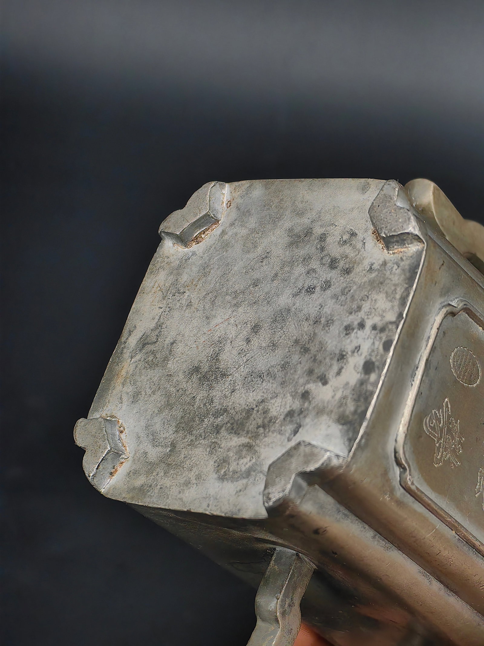 An Antique White Copper Teapot - 4