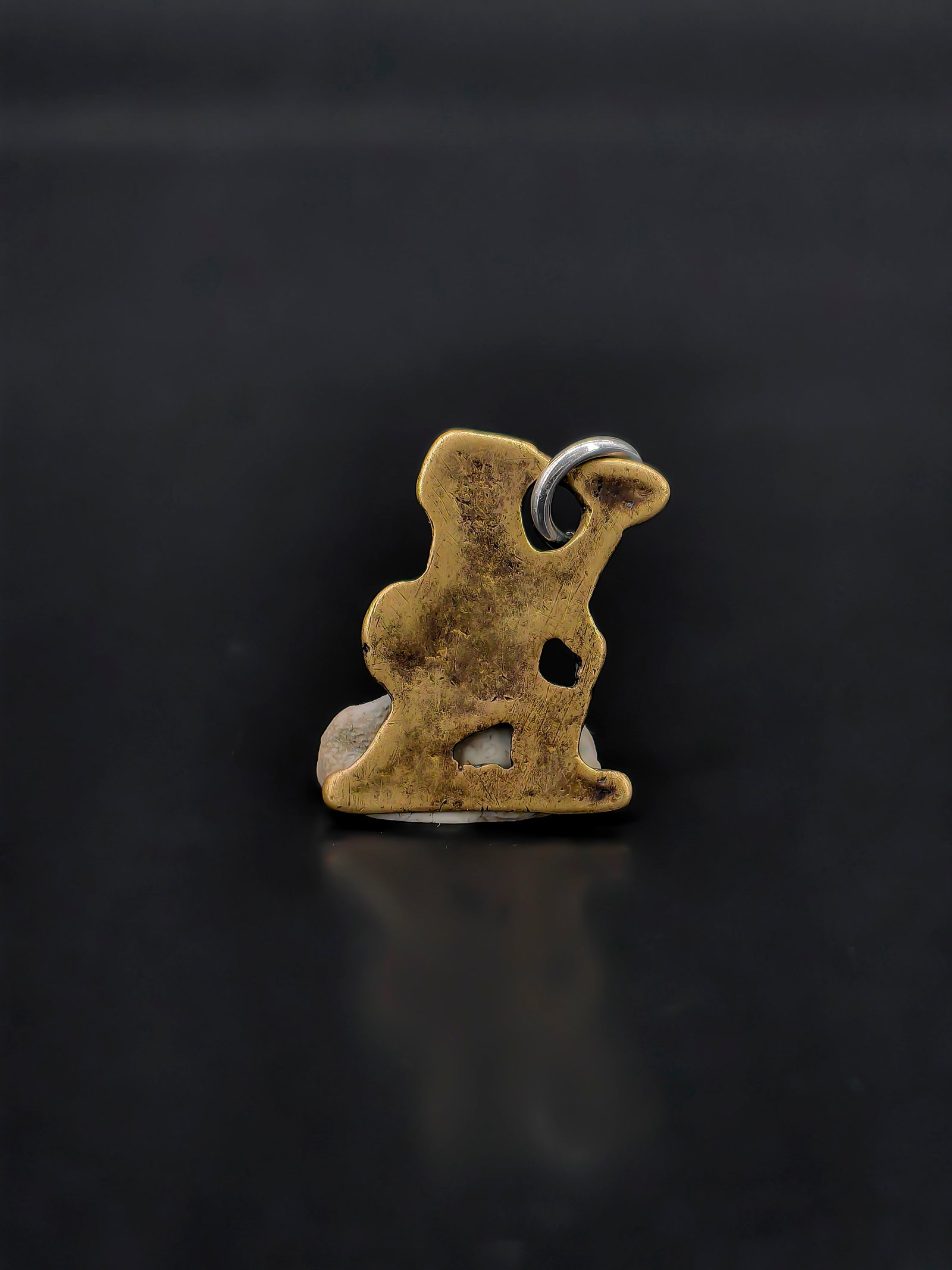 An Antique Brass Openwork Pendant - 2