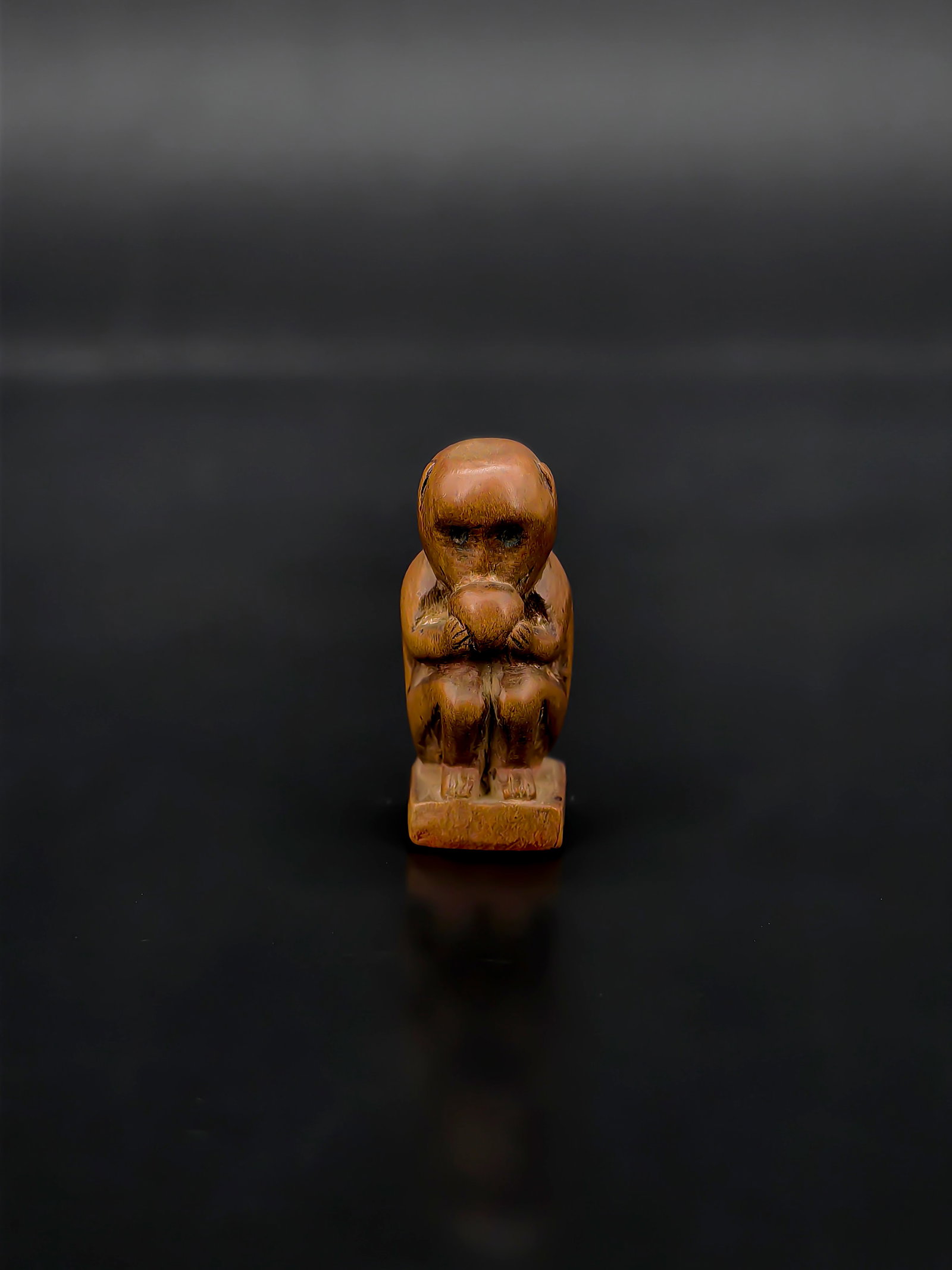 A Chinese Boxwood-Carved Seal,Qing Dynasty (1 of 7)