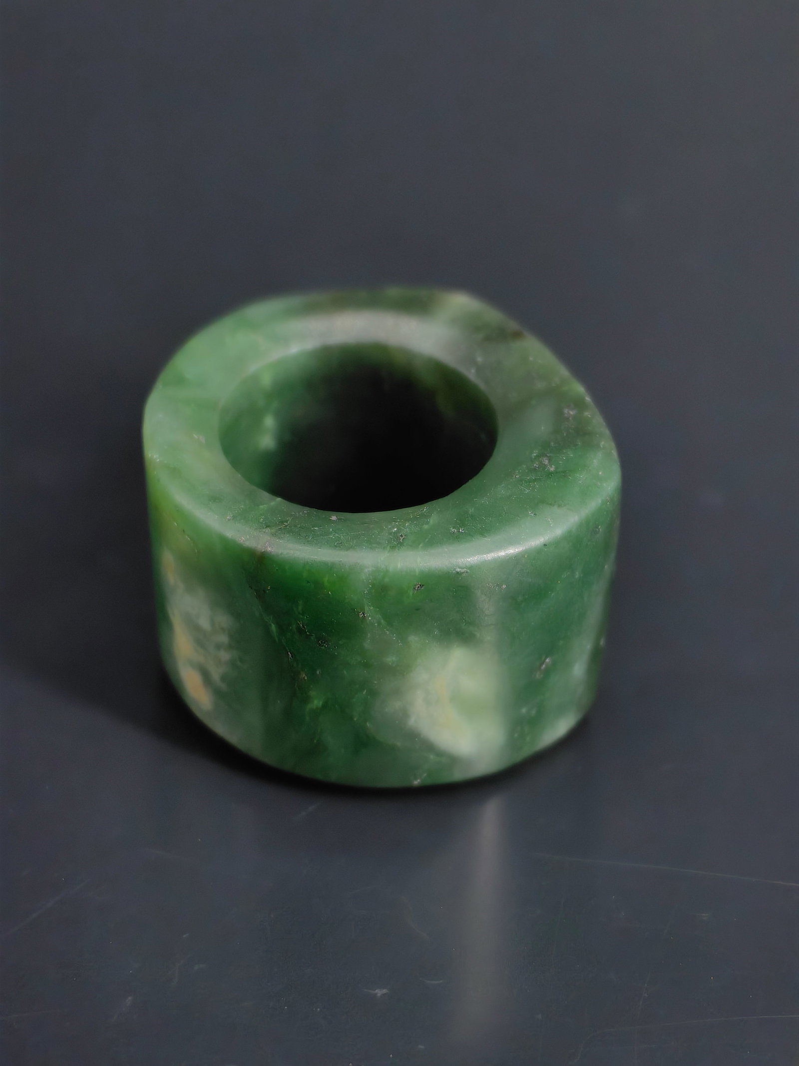 A Qing dynasty Jasper Archer's Ring - 2