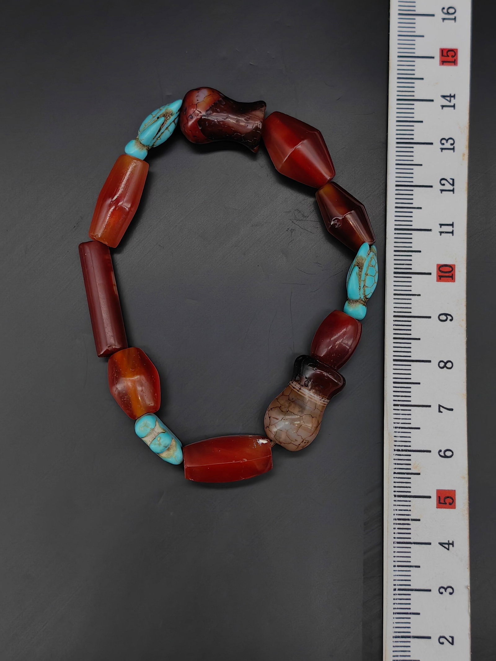 An Antique Agate Bracelet - 7