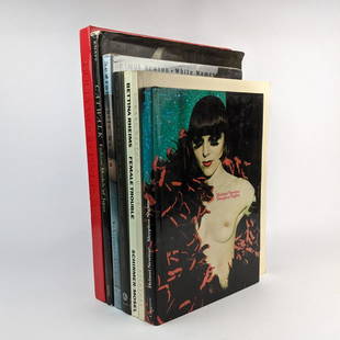 [PHOTOGRAPHY, EROTICA] 7 Nude Photography Books: Lot of 7 nude photography books including Helmut Newton, Edward Weston, Bettina Rheims, Timothy White, Kate Moss, Mike FiggisGood to Very Good Condition except for Helmut Newton's White Women