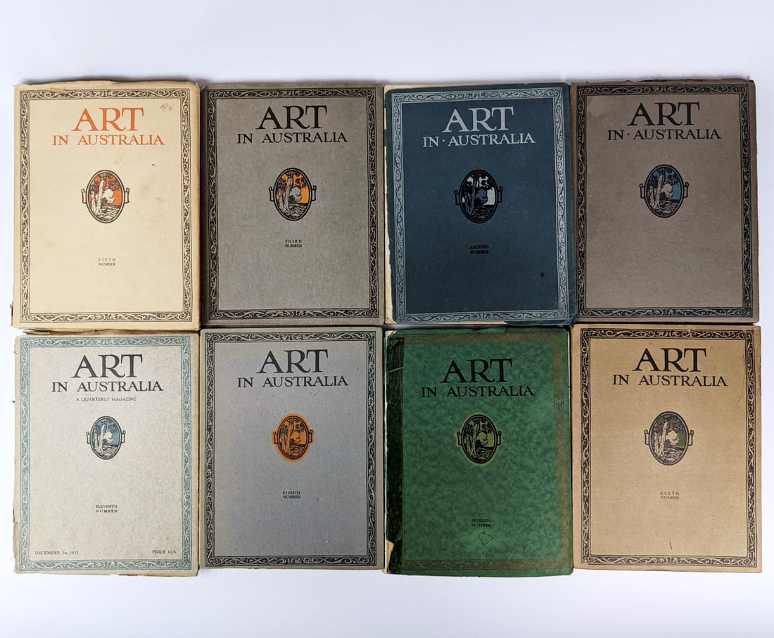 [AUSTRALIAN ART] Art in Australia First Series w/ Index (1 of 4)