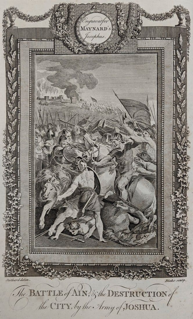 [WILLIAM BLAKE, JUDAICA] Flavius Josephus: Flavius Josephus; George Henry Maynard The Whole Genuine and Complete Works of Flavius Josephus, the Learned and Authentic Jewish Historia, and Celebrated Warrior: Containing I. The Antiquities of the