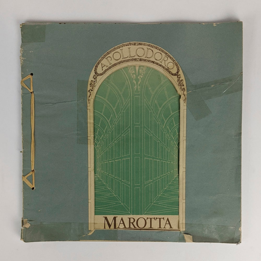 Gino Marotta: I Giardini di Apollo & altre storie barocche: Maurizio Calvesi; Paolo Portoghesi Gino Marotta: I Giardini di Apollo & altre storie barocche Roma: Apollodoro Edizioni, 1986.24.5cm x 24.5cm. 18 pages, colour illustrations. Wrappers. Apollo Gardens