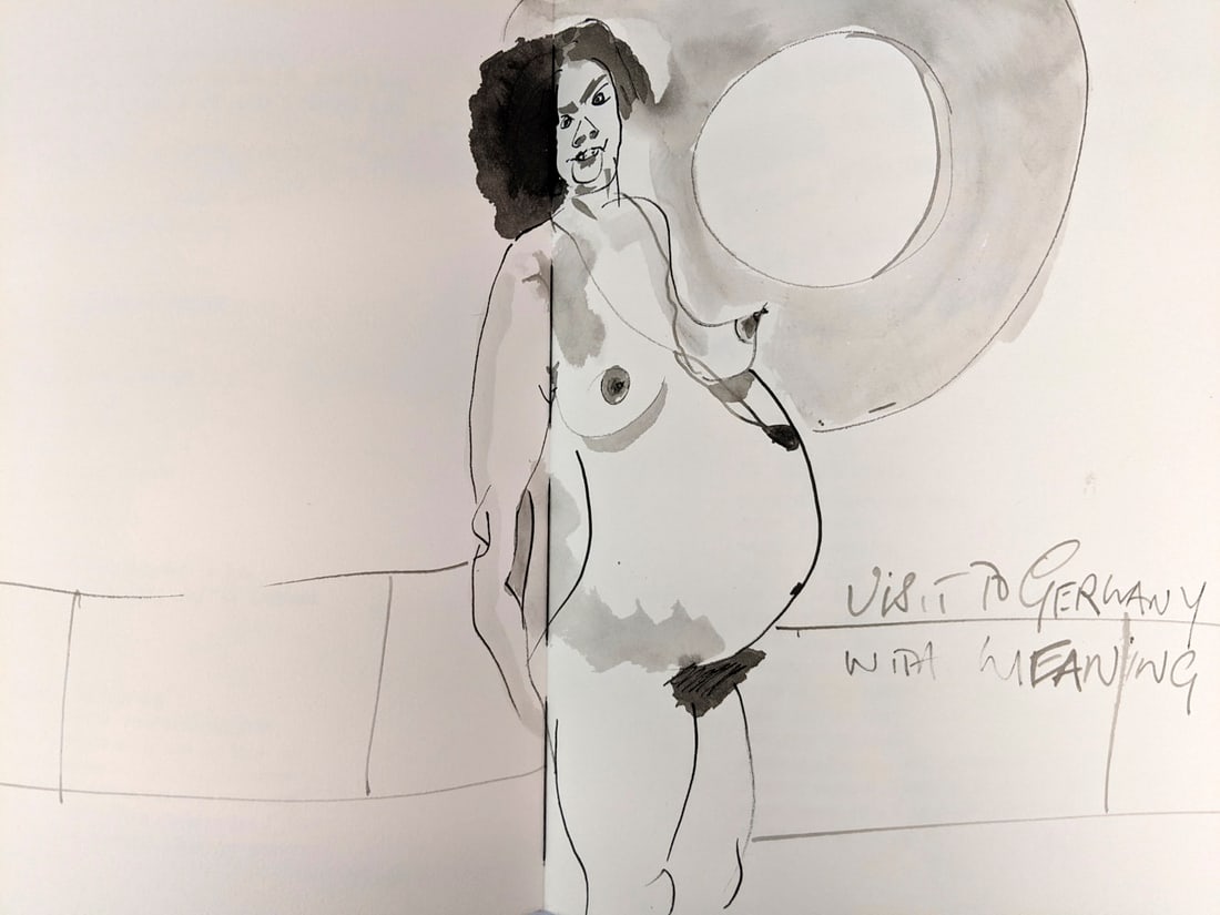 [ARTIST BOOK] Alan Loney; Max Gimblett: Searchings: Alan Loney; Max Gimblett Searchings: Selections from the Artist's Journals Auckland: The Holloway Press, 2005.30cm x 25cm. [52] pages, 2 original double page paintings. Quarter black cloth, slipcase.