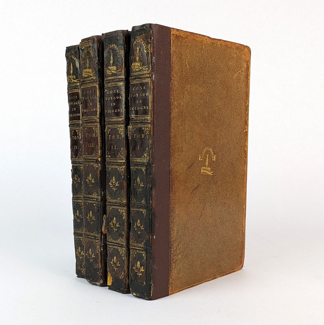 [ARMORIAL BINDING] Coxe Voyage en Pologne, Russie, Suede, Dannemarc, &c.: Willm. Coxe; P. H. Mallet Voyage en Pologne, Russie, Suede, Dannemarc, &c. .. Traduit de l'anglais, enrich de notes & des eclaircissemens necessaires, & augmente d'un Voyage en Norvege. Par Mr. P. H. 