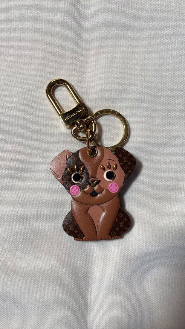 Louis Vuitton Monogram Puppy Bag Charm Key Holder (1 of 2)