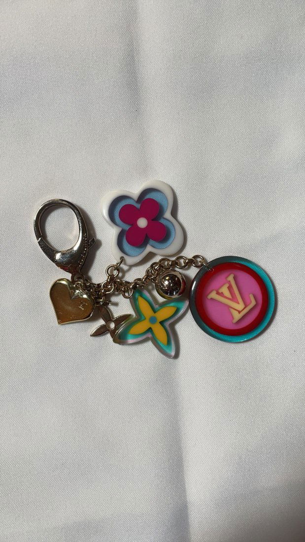 Louis Vuitton Bijou Sac Candy Keychain Red Gold Bag Charm (1 of 2)