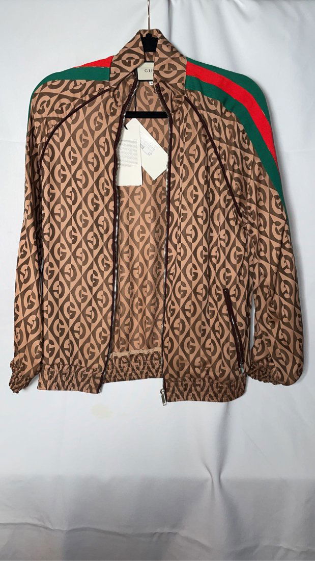Gucci Brown G Rhombus Jacket Size Small (1 of 4)