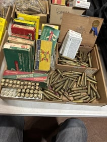 Long gun ammunition ammo lot