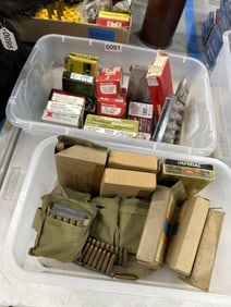 Misc long gun ammunition ammo lot 2 boxes full
