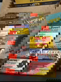 Hand gun ammunition ammo lot .22 cal.