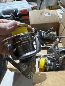 4 fishing reels n more
